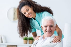 elderly man having private home care in nj